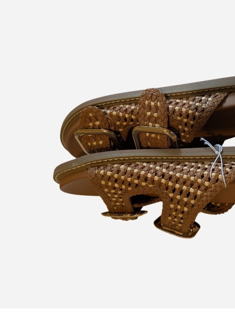 Universal Thread Braided Double-Buckle Sandals in Brown - Picture 5 of 7